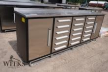 10FT 18 DRAWER 2 CABINET