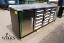10FT 18 DRAWER 2 CABINET