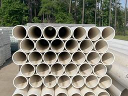 (33) JOINTS 6.5” X 20’ PVC PIPE