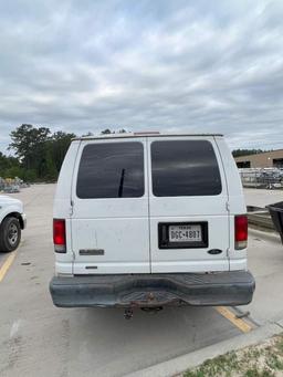 2008 FORD E250 CARGO VAN; VIN#1FTNE24L88DA85388; P/B V8 GAS ENGINE; A/T; P/W; P/L; LT245/75R16 TIRES