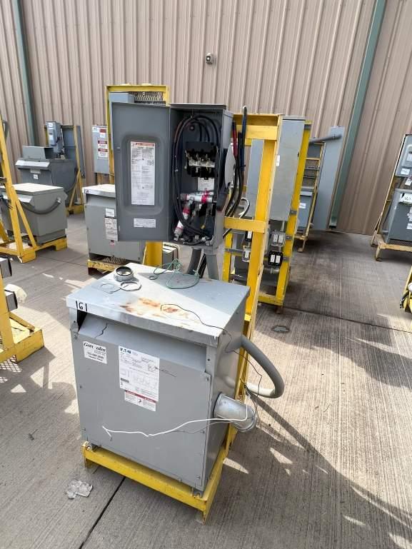 PORTABLE LOAD CENTER SKID WITH THREE PHASE TRANSFORMER; 480 DELTA; 208Y/120