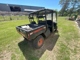 2011 BOBCAT 3400SD 2-SEAT SIDE BY SIDE; P/B DIESEL ENGINE; S/N AJNW11375; NO KEY AND NO KEY SWITCH;