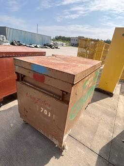 KNAACK 4’X2.5’X3.5’ METAL ROLLING JOB BOX