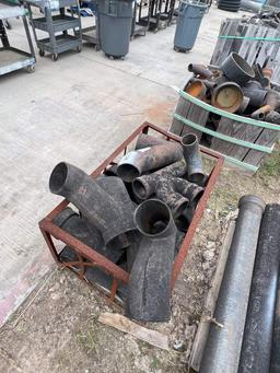 (2) PALLETS OF MISCELLANEOUS STEEL COATED PIPE & PIPE FITTINGS