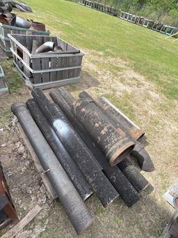 (2) PALLETS OF MISCELLANEOUS STEEL COATED PIPE & PIPE FITTINGS