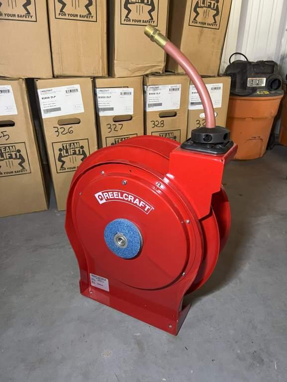 REEL CRAFT B5850-OLP HEAVY DUTY AIR HOSE REEL 1/2" X 50'