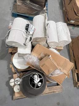 PALLET OF ASSORTED LIGHTING FIXTURES