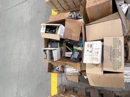 PALLET  OF ASSORTED WALL PLATES; BOX COVERS; AND MISCELLANEOUS ELECTRICAL PARTS