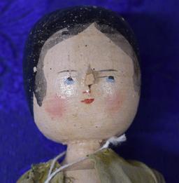 VINTAGE PEG WOODEN DOLL!