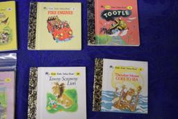 14 VINTAGE "LITTLE LITTLE GOLDEN BOOKS"!