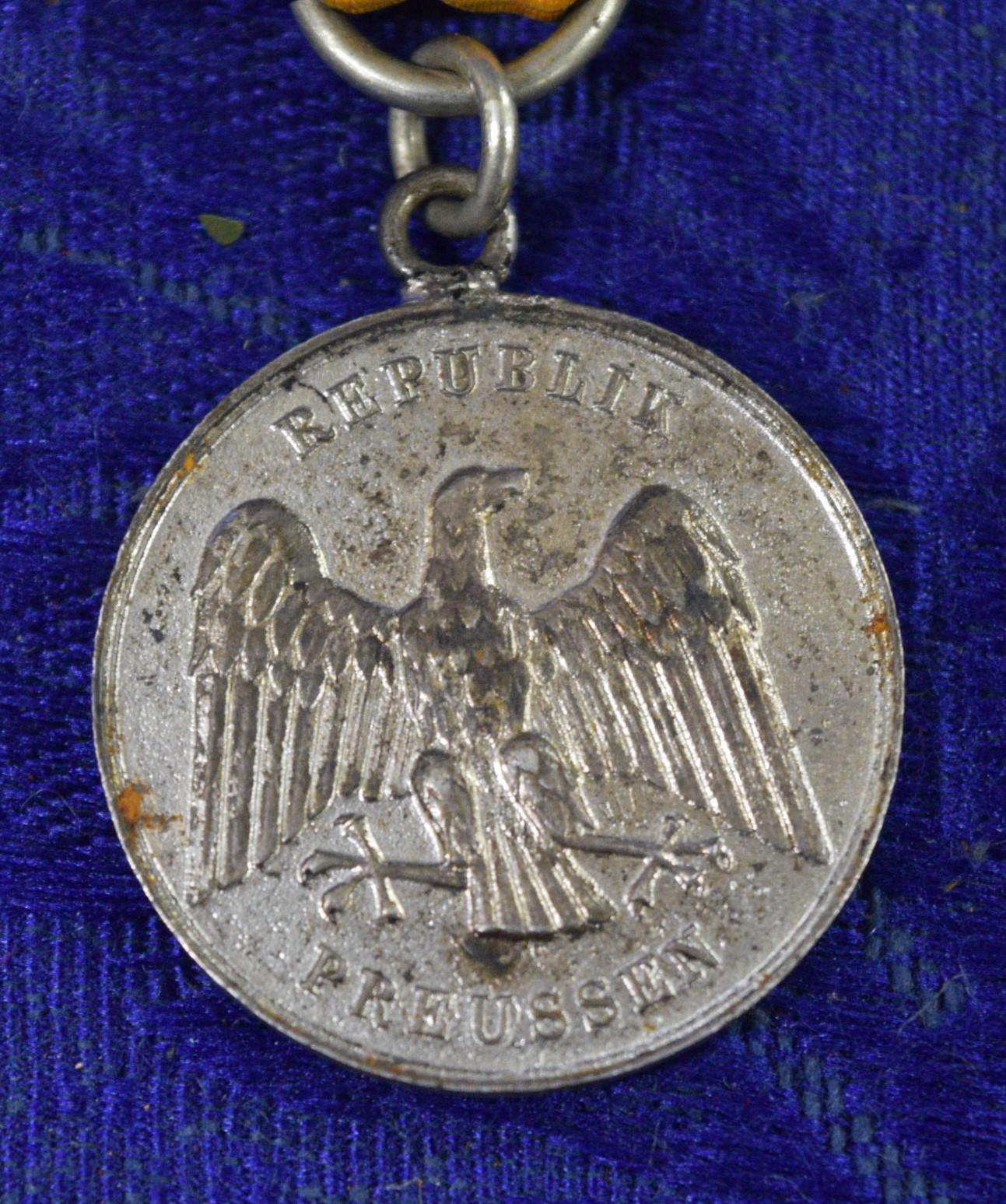 PRUSSIAN LIFE SAVING MEDAL!