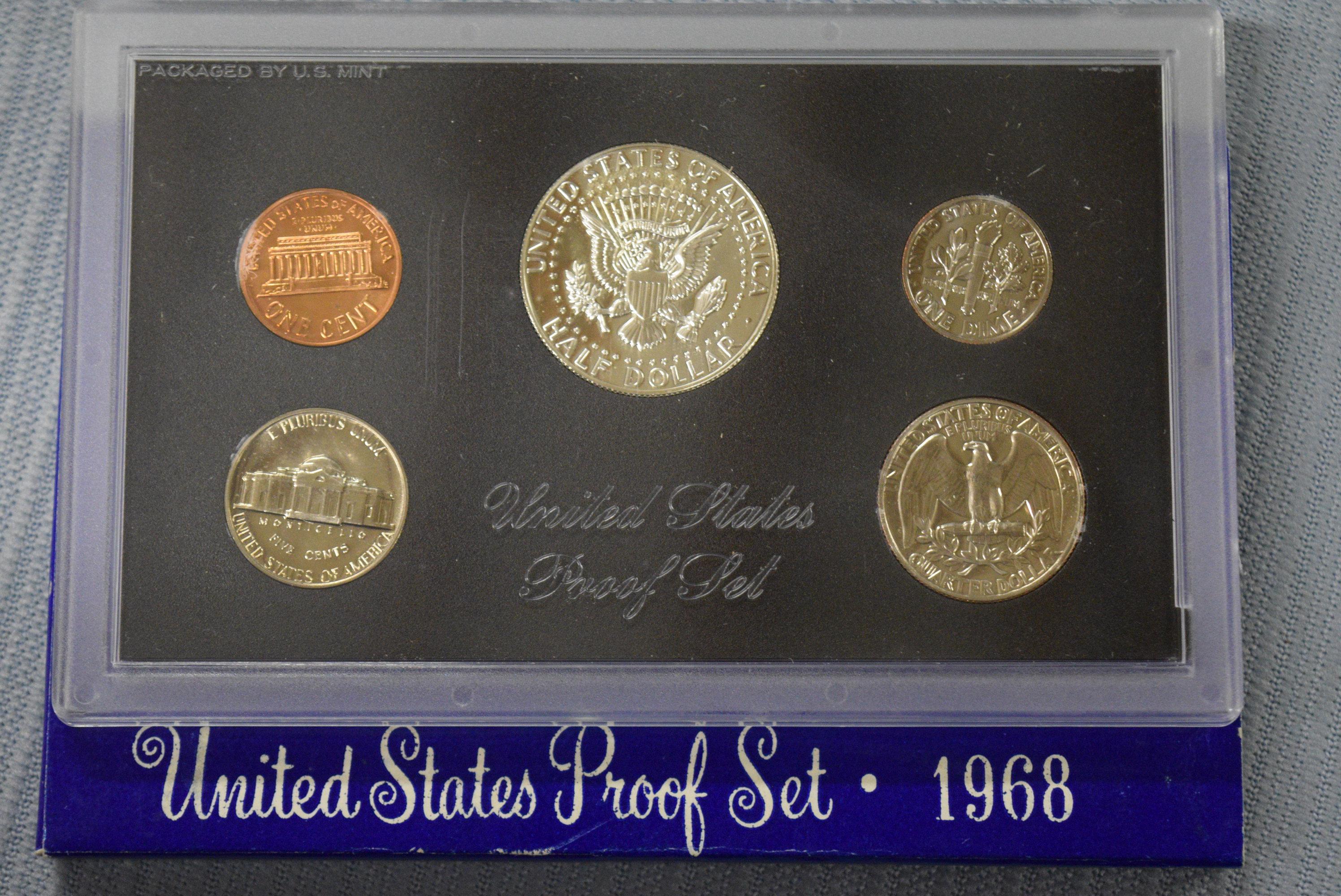 4 UNITED STATE PROOF SETS!