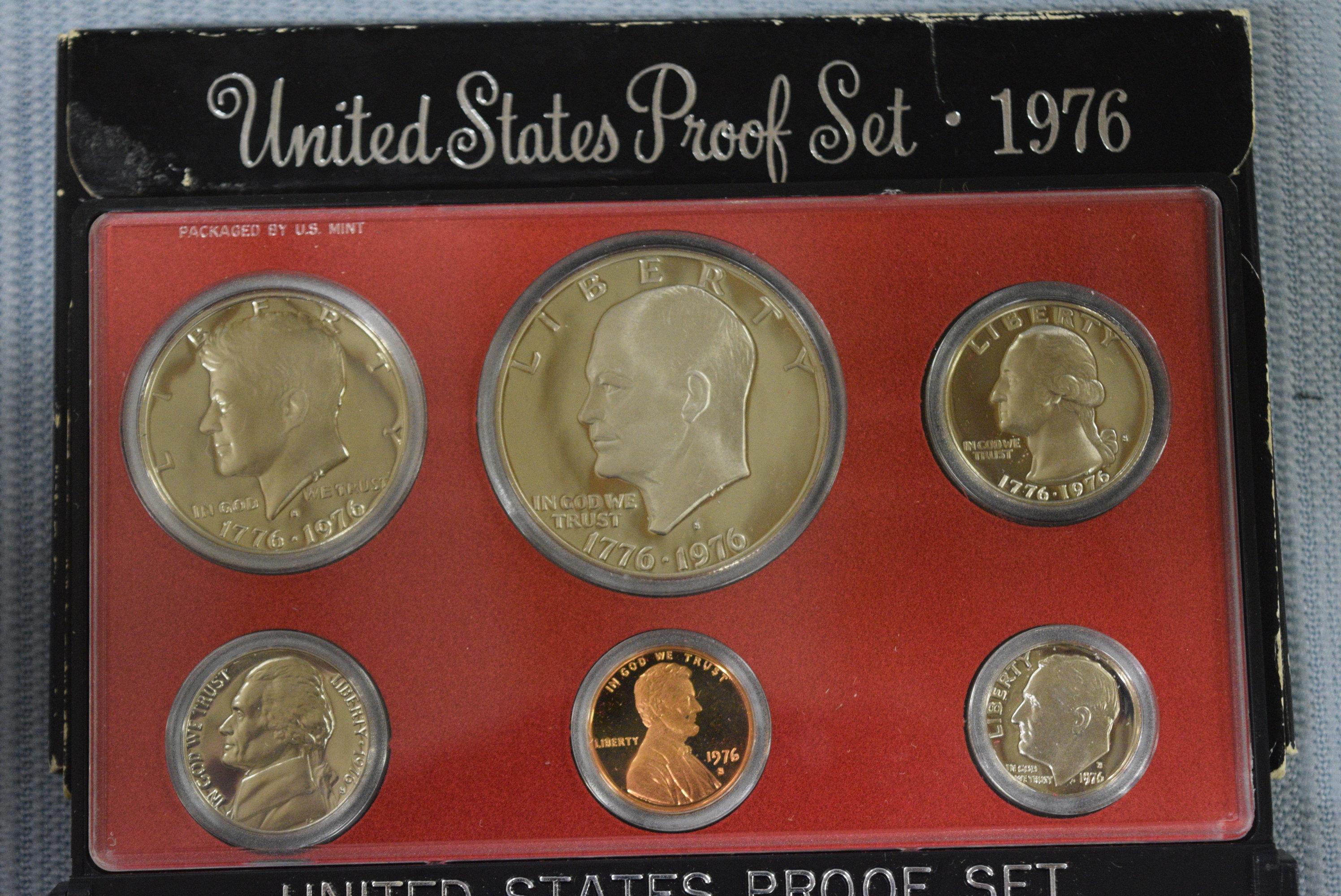 4 UNITED STATE PROOF SETS!