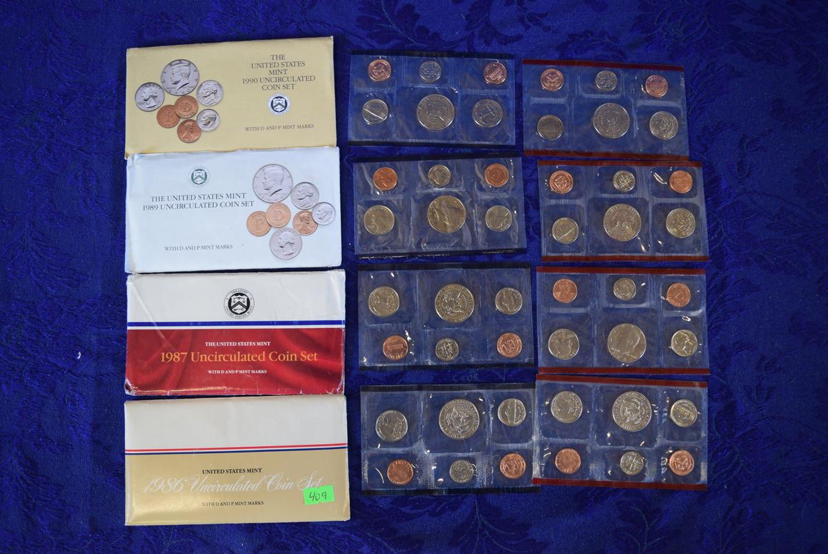 UNCIRCULATED US MINT COIN SETS!