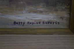 STUNNING BETTY REPINE ROBERTS OIL PAINTING!