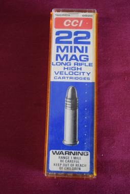 100 ROUNDS CCI MINI MAG 22 LR AMMO!