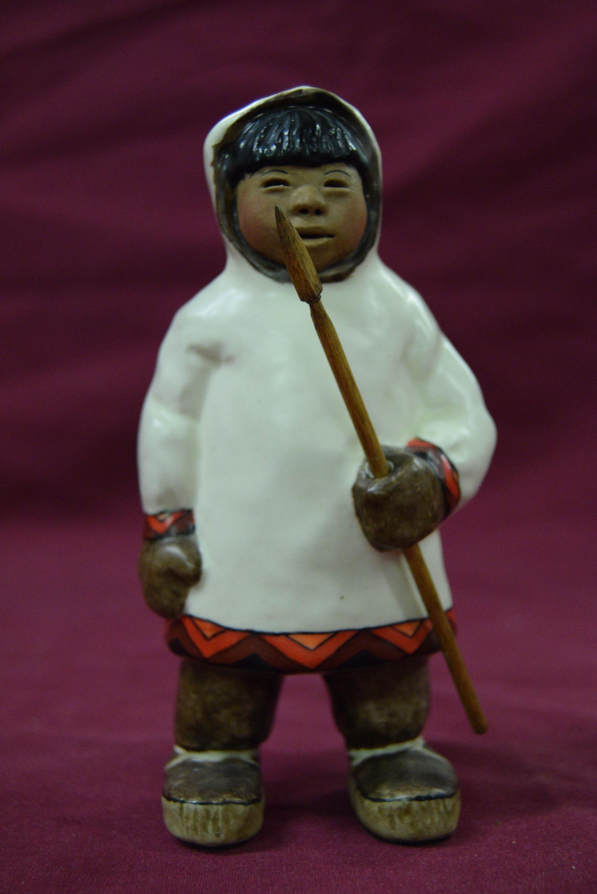 KOYUK FIGURINE BY C. ALAN JOHNSON!