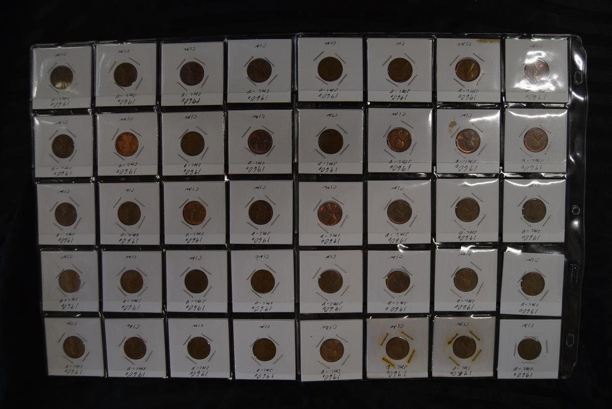 1960'S SMALL DATE PENNIES