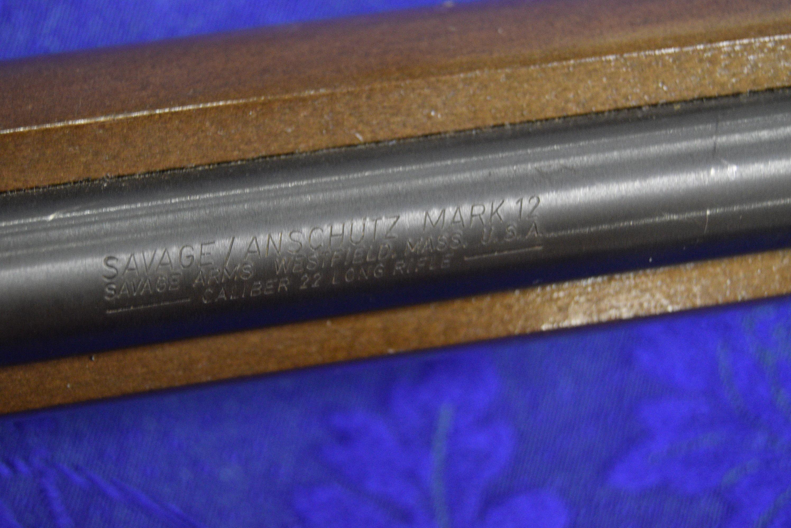 FIREARM/GUN SAVAGE ANSCHUTZ MARK 12! R2556