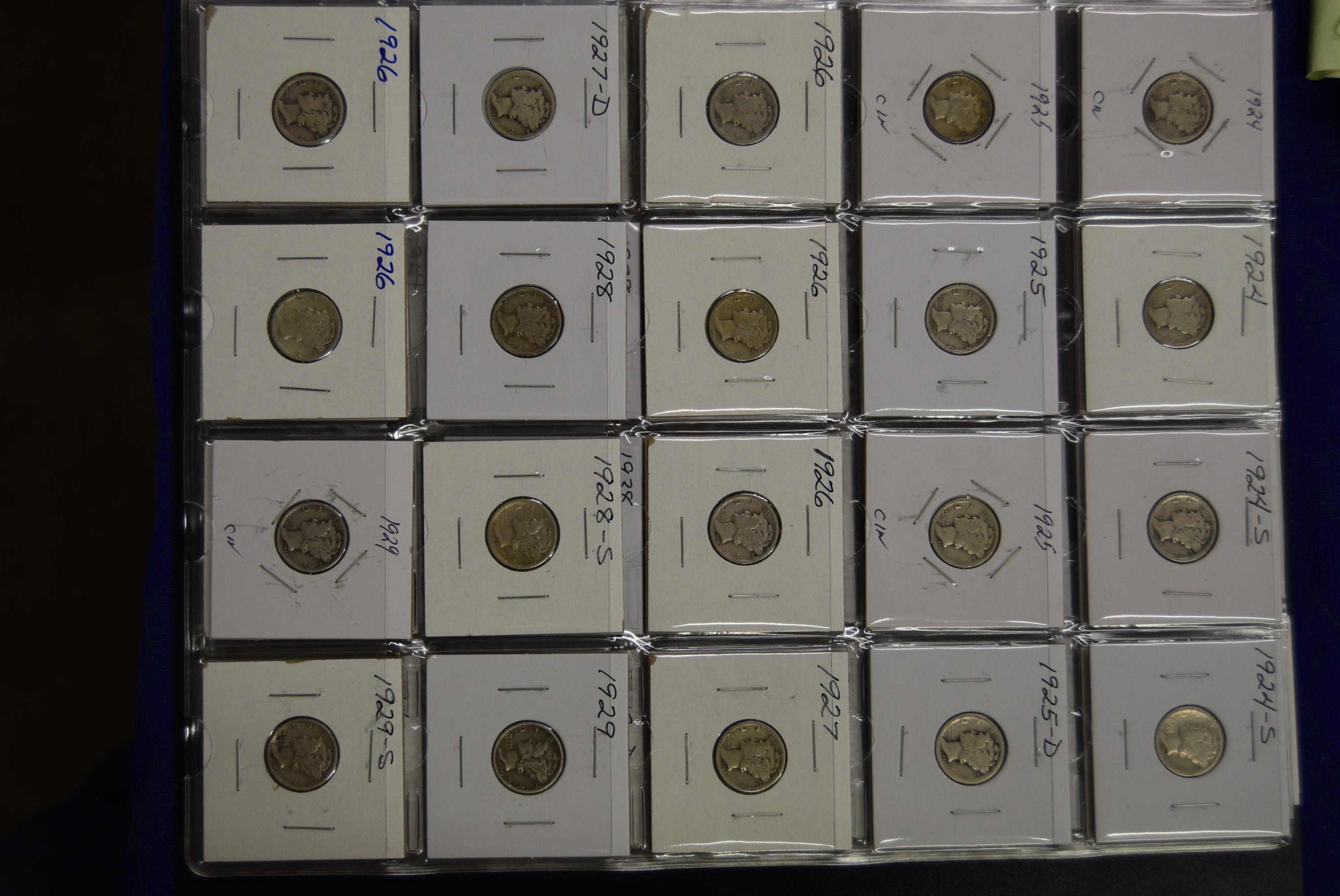 SILVER, MERCURY DIME COLLECTION! #4