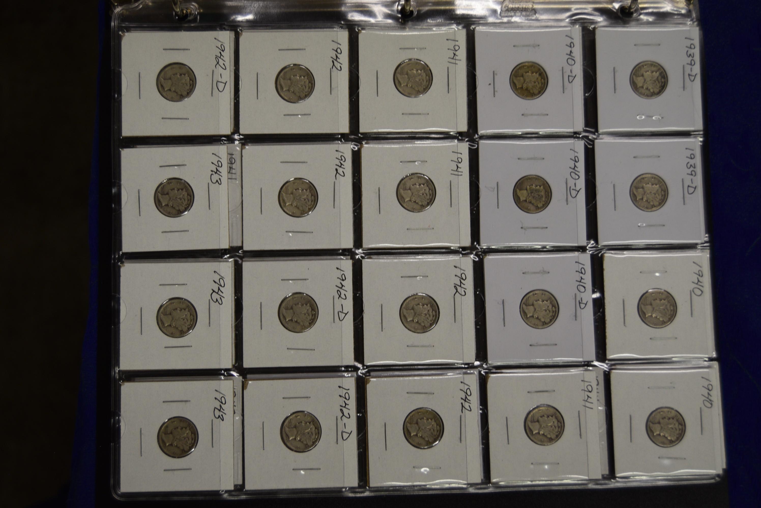 SILVER, MERCURY DIME COLLECTION! #4