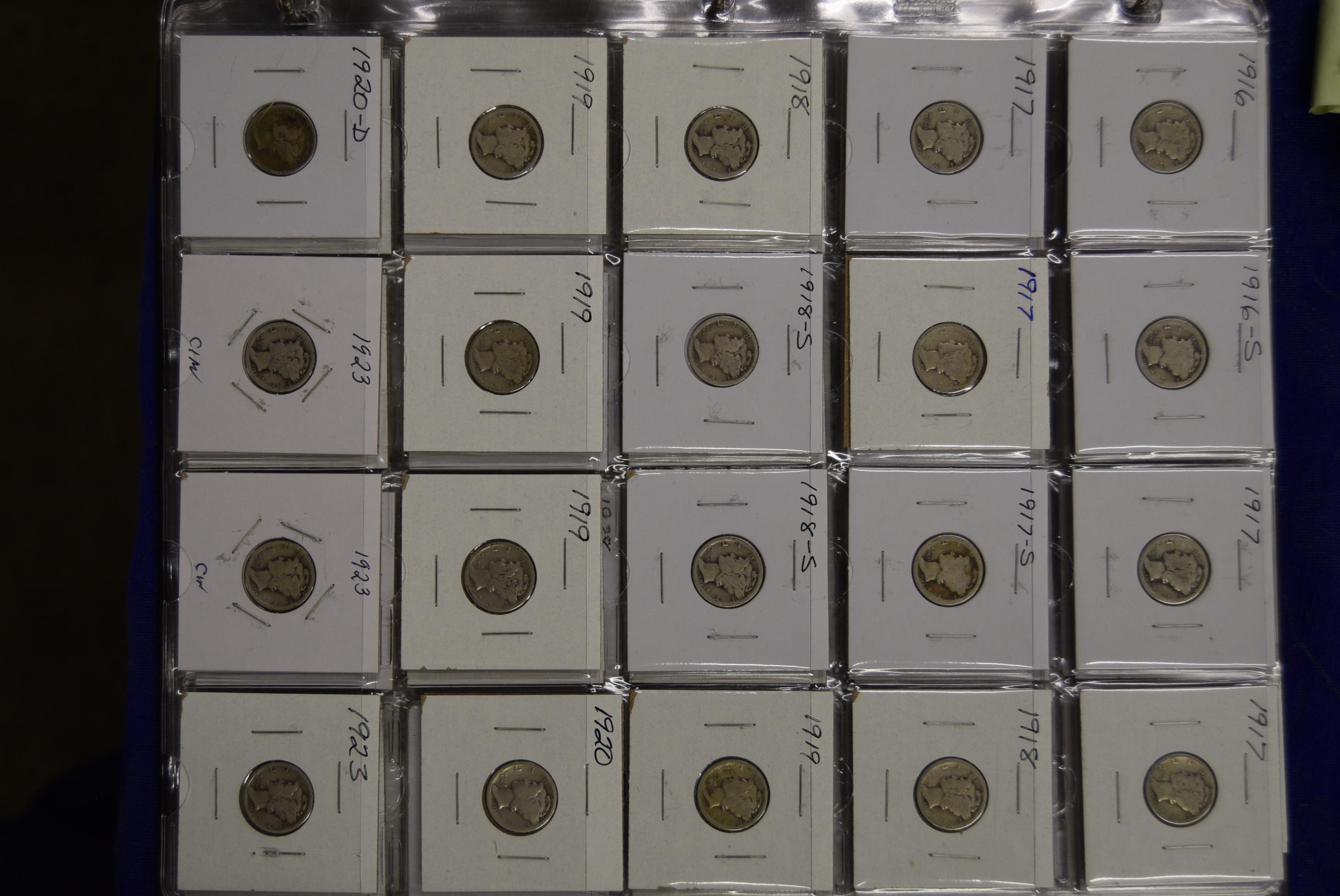 SILVER, MERCURY DIME COLLECTION! #4