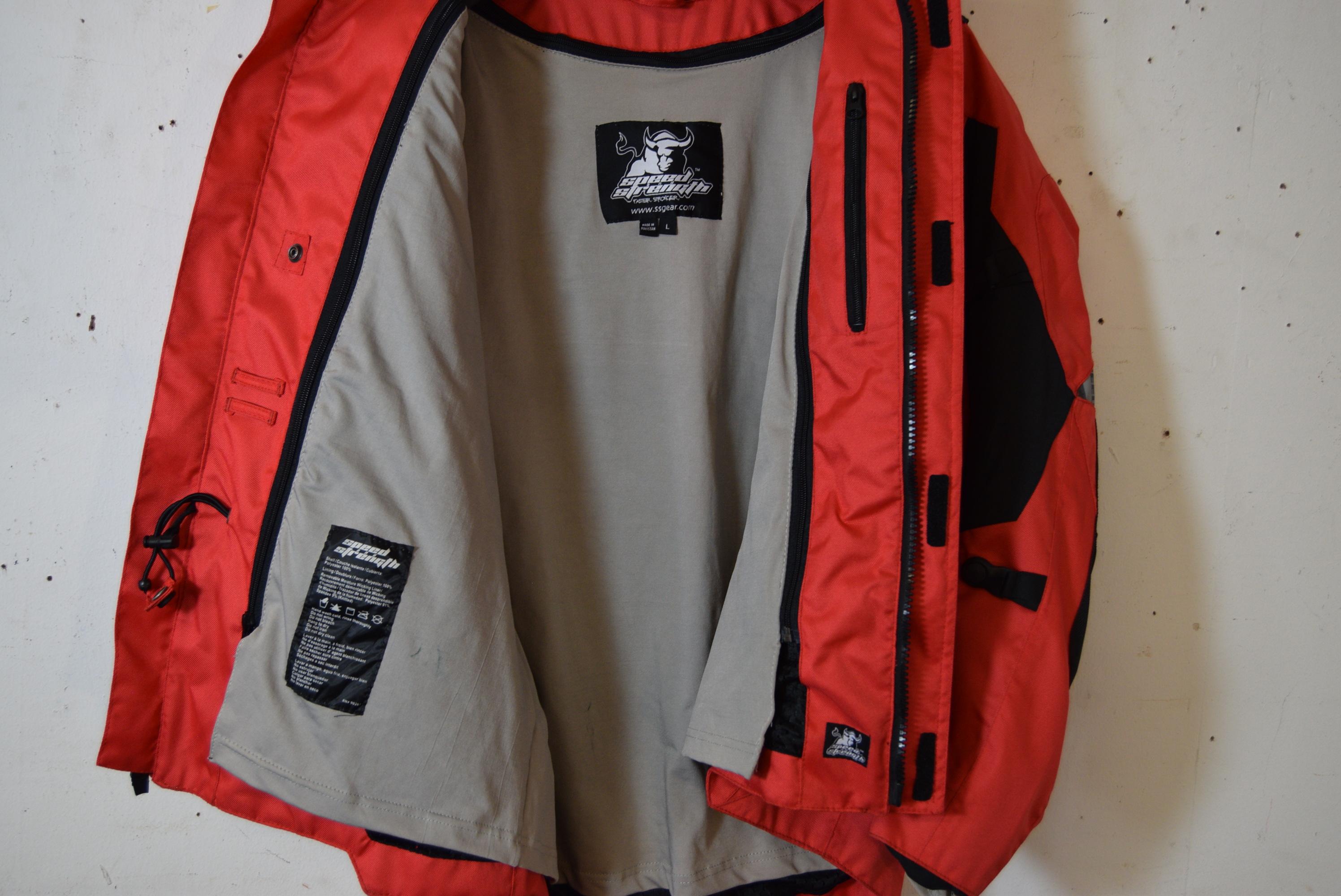 "SPEED AND STRENGTH" MOTORCYCLE JACKET!