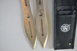 SMITH & WESSON THROWING KNIVES!!!42