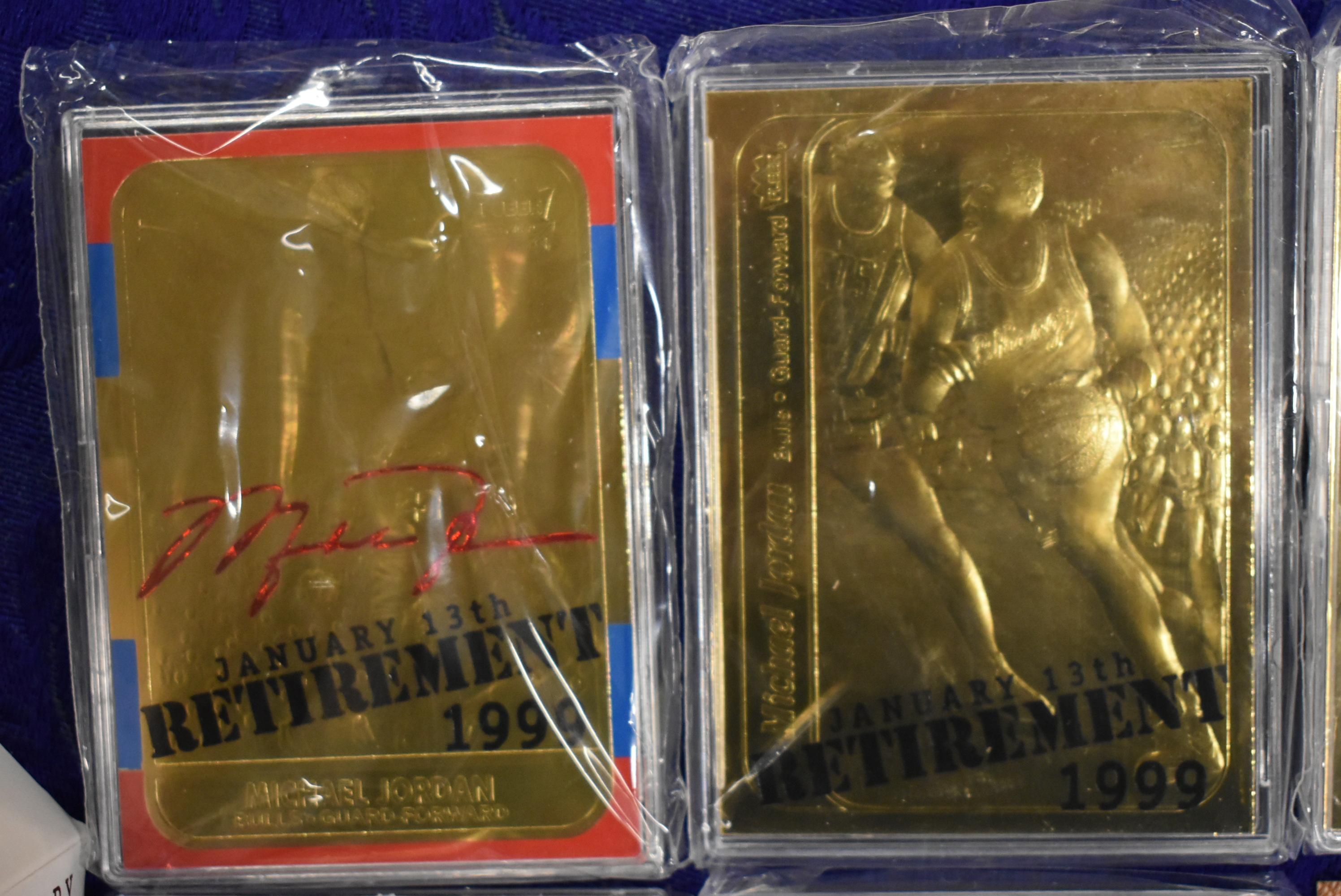 MICHAEL JORDAN RETIREMENT CARDS!!! ESTATE APPR.