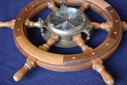 SHIPS WHEEL CLOCK!!