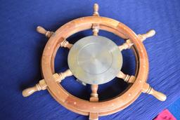 SHIPS WHEEL CLOCK!!
