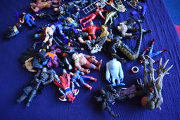 VINTAGE SUPER HERO ACTION FIGURES PLUS!!
