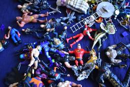VINTAGE SUPER HERO ACTION FIGURES PLUS!!