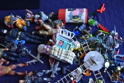 VINTAGE SUPER HERO ACTION FIGURES PLUS!!
