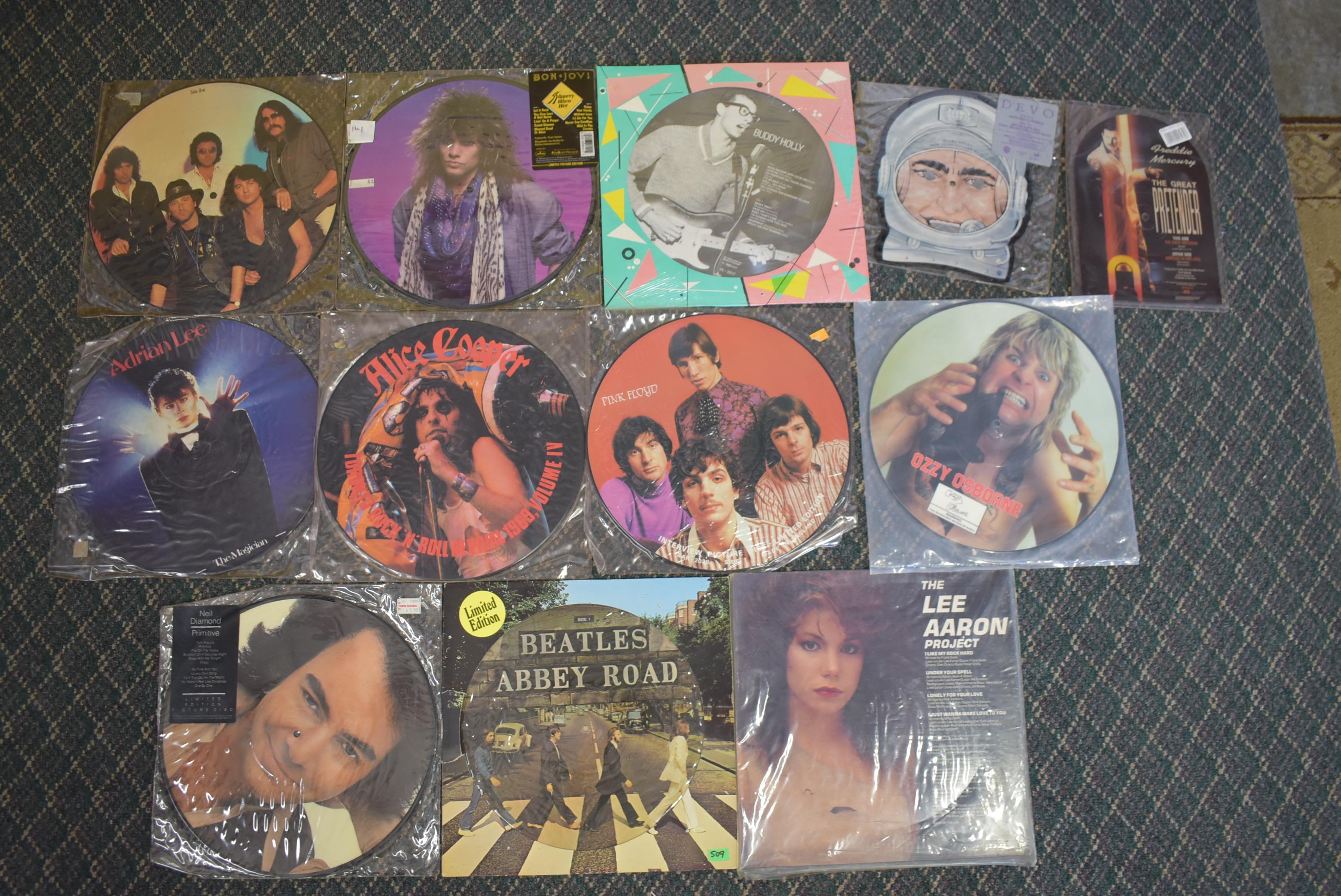 ROCK N ROLL PICTURE DISCS!!
