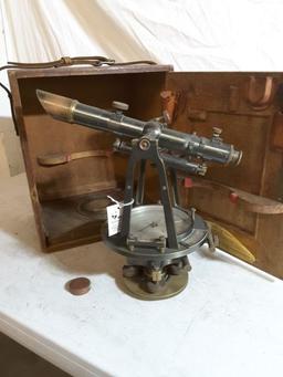 Keuffel & Esser Co. S/n 23729 Approx. 13"h X Approx. 12"w Vintage Survey Tr
