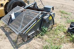 ROCK HOUND MODEL 60A SKID LOADER ATTACHMENT ROCK PICKER