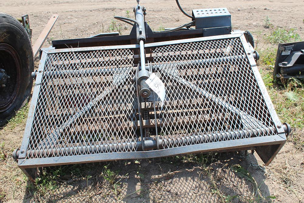 ROCK HOUND MODEL 60A SKID LOADER ATTACHMENT ROCK PICKER