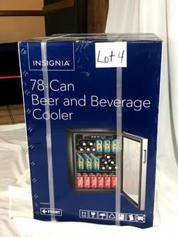 Insignia 78 Can Beer or Beverage Cooler- Donated by QAV a Division of Patri
