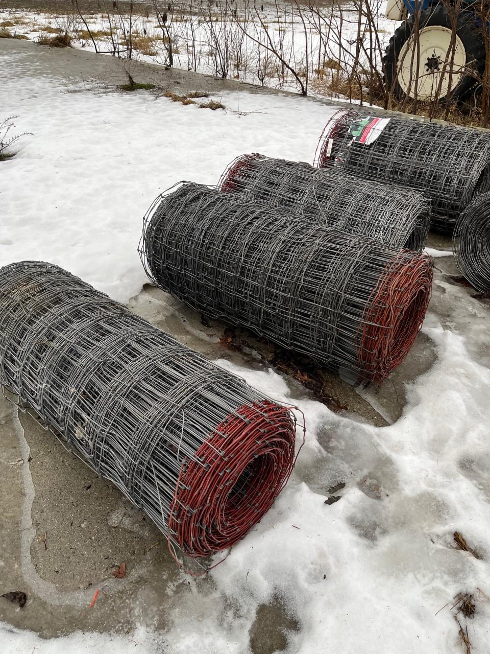 (8) New Rolls of Woven Wire