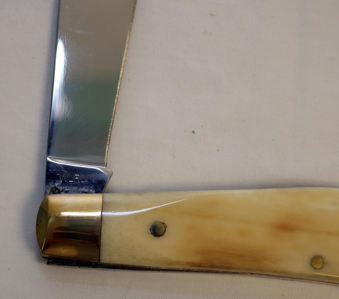 KA-BAR WHALER SINGLE BLADE FOLDING KNIFE AND A KA-BAR 1992 LARGE FOLDING ST