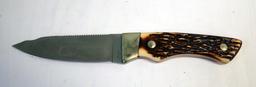 REMINGTON R6 SKINNER HUNTING KNIFE W/ SHEATH
