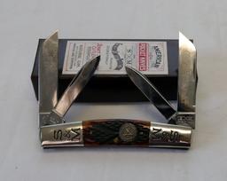 SCHATT AND MORGAN 3 BLADE 2004 CLUB KNIFE 2 BLADE AND A 3 BLADE 2006 BY  T&