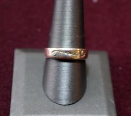 14 CT GENTS SET 1/2 CT AND BAND