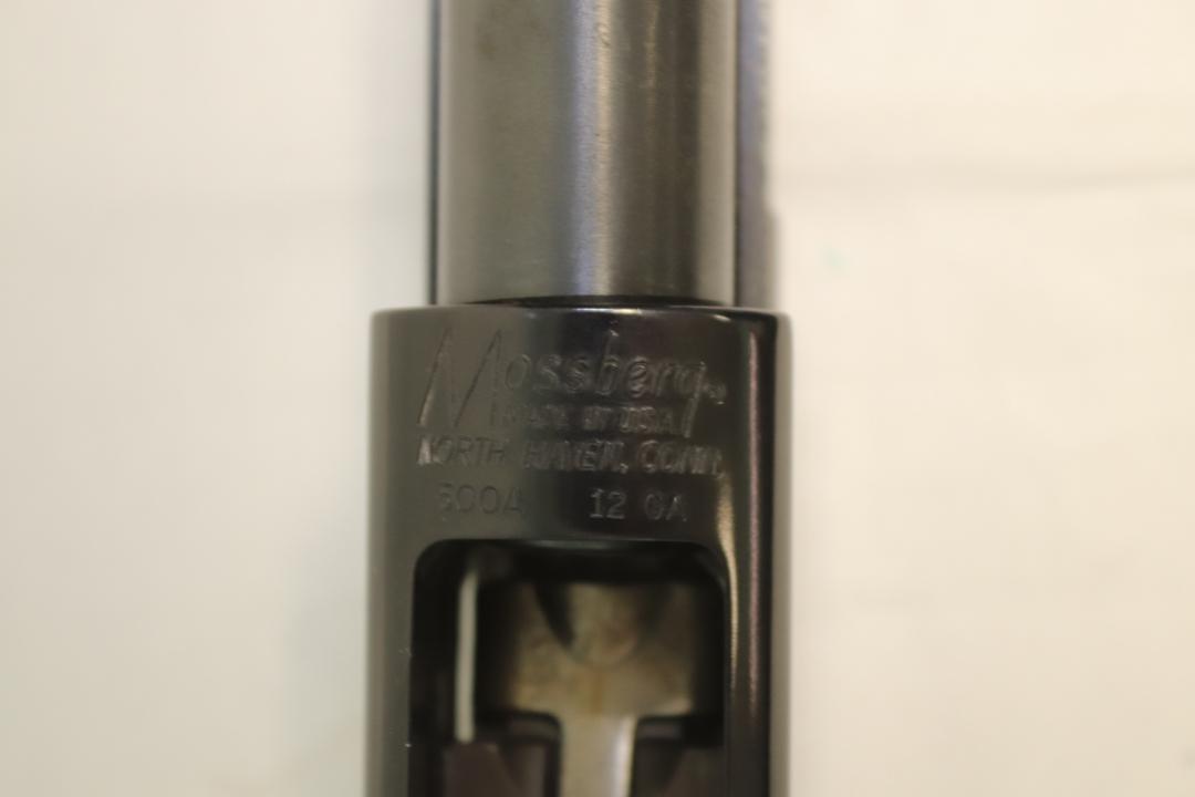 MOSSBURG 12 GA., 3-1/4 OR 3" PUMP 12 GA. SHOTGUN, SMALL AMOUNT OF SURFACE R