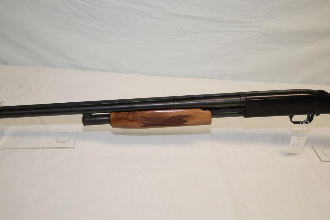 MOSSBURG 12 GA., 3-1/4 OR 3" PUMP 12 GA. SHOTGUN, SMALL AMOUNT OF SURFACE R