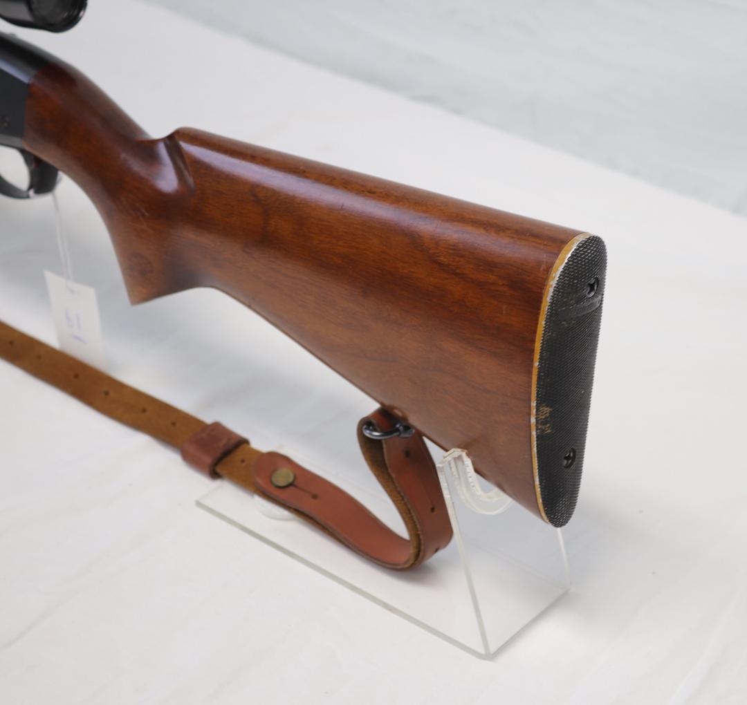 REMINGTON WOOD MASTER MODEL 742 30.6 RIFLE W/ WEAVER SCOPE 22" BARREL SERIA