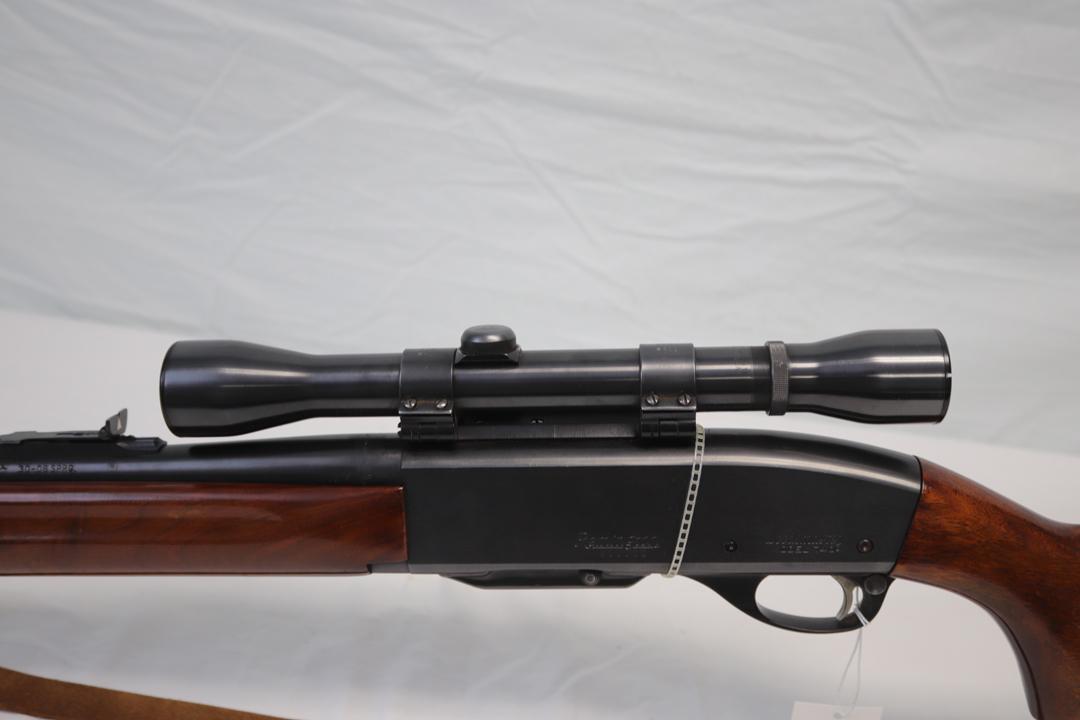 REMINGTON WOOD MASTER MODEL 742 30.6 RIFLE W/ WEAVER SCOPE 22" BARREL SERIA
