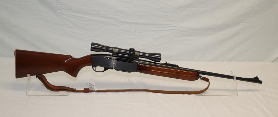 REMINGTON WOOD MASTER MODEL 742 30.6 RIFLE W/ WEAVER SCOPE 22" BARREL SERIA