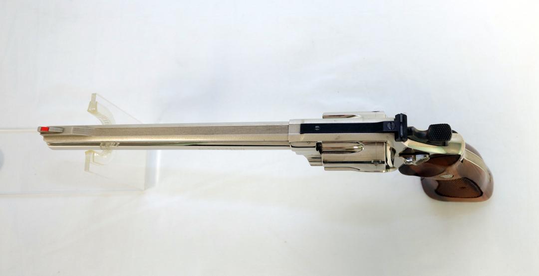 Smith & Wesson 44 mag revolver, model 29-2, nickel finish, 5-3/4"barrel